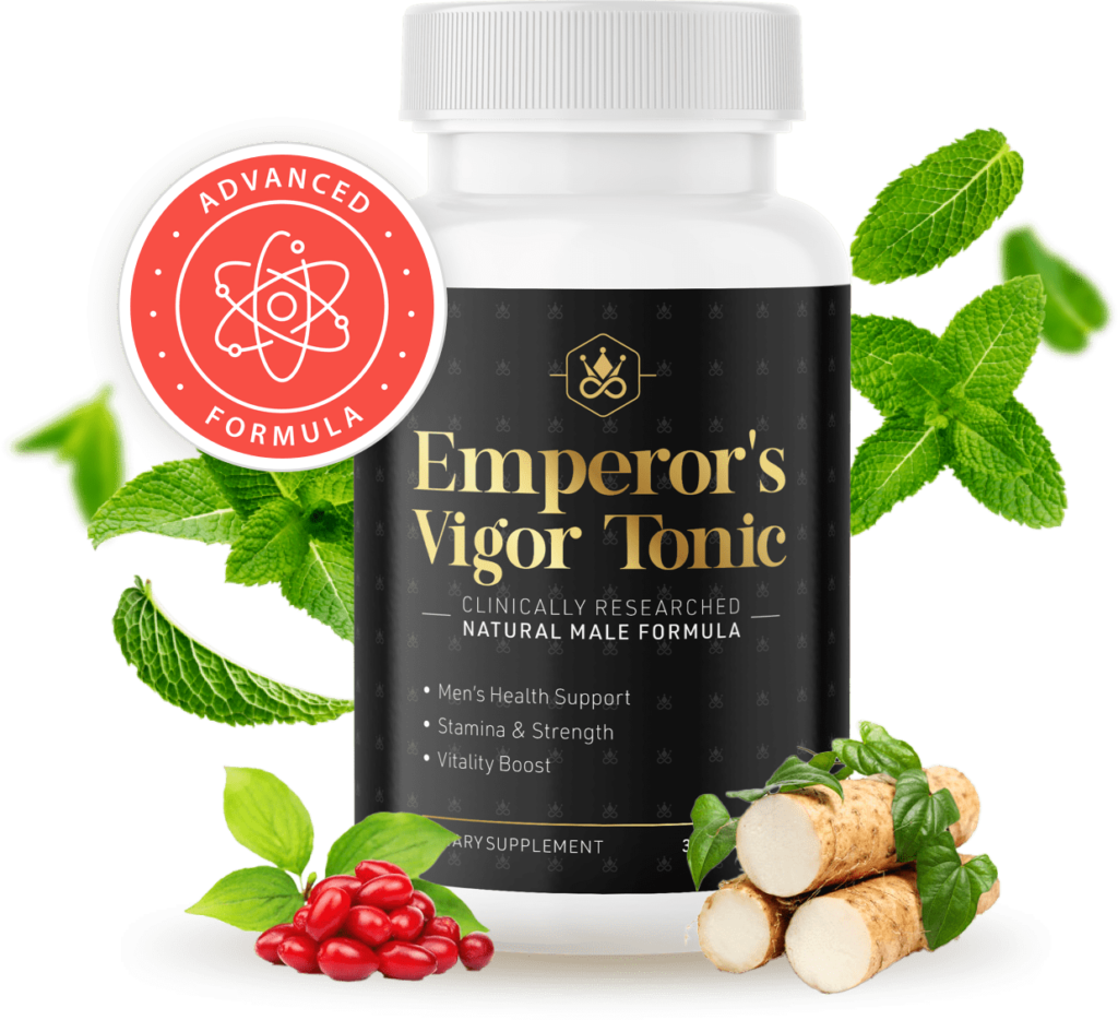 The natural formula that supports men's virility and libido This innovative formula has been designed with your well-being in mind. Emperor's Vigor Tonic aims to support male health using a blend of carefully selected of carefully selected ingredients.